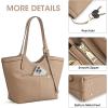 Kattee Genuine Leather Purses and Handbags for Women Trendy, Top Grain Leather Hobo Tote Shoulder Bag with Adjustable Strap(Apricot)