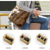 Kattee Leather Canvas Camera Bag Vintage DSLR SLR Messenger Shoulder Bag(Khaki)