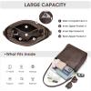 Kattee Leather Crossbody Bags for Women, Crossbody Purses for Women, Women’s Handbags Hobo Bag with Adjustable Strap(Coffee)
