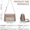 Kattee Leather Crossbody Bags for Women Trendy, Designer Ladies Shoulder Purses(Khaki)