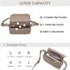 Kattee Leather Crossbody Bags for Women Trendy, Designer Ladies Shoulder Purses(Khaki)