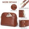 Kattee Leather Crossbody Bags for Women Trendy, Small Purses Handbags Shoulder Bag, Genuine Leather Cross Body Bag for Woman(Genuine Leather – Dark Brown)