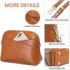 Kattee Leather Crossbody Bags for Women Trendy, Small Purses Handbags Shoulder Bag, Genuine Leather Cross Body Bag for Woman(Genuine Leather – Light Brown)