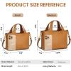 Kattee Leather Handbags and Purses for Women, Small Crossbody Bags for Women Cross Body Purses with Top Handle(Brown)