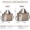 Kattee Leather Handbags and Purses for Women, Small Crossbody Bags for Women Cross Body Purses with Top Handle(Khaki)