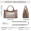 Kattee Leather Purses and Handbags for Women, Small Medium Crossbody Bags Trendy, Soft Shoulder Satchel Bags(Khaki)