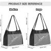Kattee Leather Tote Bags for Women, Casual Shoulder Hobo Purses and Handbags, Top Magnetic Snap Closure(Black)