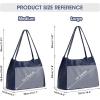 Kattee Leather Tote Bags for Women, Casual Shoulder Hobo Purses and Handbags, Top Magnetic Snap Closure(Dark Blue)