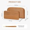 Kattee RFID Wallet Women, Leather Wristlet Wallets for Women,Slim Clutch Purses Card Holder with Removable Wrist Strap(Brown)