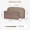 Kattee RFID Wallet Women, Leather Wristlet Wallets for Women,Slim Clutch Purses Card Holder with Removable Wrist Strap(Khaki)