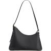 Kattee Hobo Bags for Women Trendy, Soft Leather Handbags and Purses,Shoulder Tote Curved Designer Bag with Card Pocket(Black)