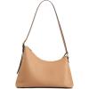 Kattee Hobo Bags for Women Trendy, Soft Leather Handbags and Purses,Shoulder Tote Curved Designer Bag with Card Pocket(Light Tan)