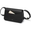 Kattee Leather Crossbody Bags for Women Trendy, Designer Ladies Shoulder Purses(Black)