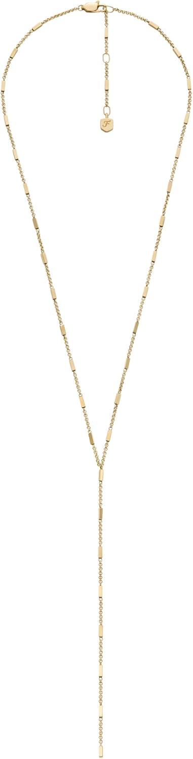 imageFossil Womens GoldTone Stainless Steel Pendant Chain Necklace for WomenYLink