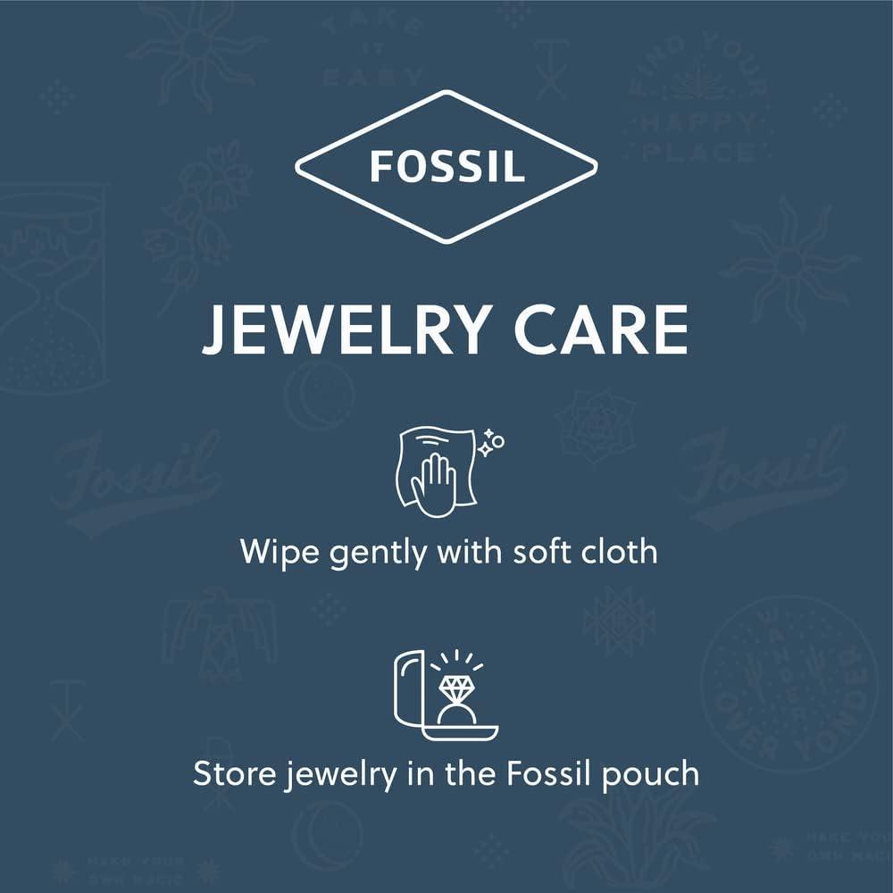imageFossil Womens Stainless Steel Chain BraceletHeritage Two Tone