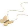 Fossil Women’s Gold-Tone Stainless Steel Pendant Chain Necklace for Women(Butterfly Pendant)