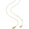 Fossil Women’s Gold-Tone Stainless Steel Pendant Chain Necklace for Women(Gold Ellis Et Moi)
