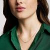 Fossil Women’s Gold-Tone Stainless Steel Pendant Chain Necklace for Women(Gold Ellis Et Moi)