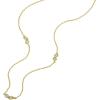Fossil Women’s Gold-Tone Stainless Steel Pendant Chain Necklace for Women(Gold Ellis Et Moi)