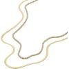 Fossil Women’s Gold-Tone Stainless Steel Pendant Chain Necklace for Women(Gold Ellis Pave Glitz)