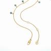 Fossil Women’s Gold-Tone Stainless Steel Pendant Chain Necklace for Women(Gold Evil Eye)