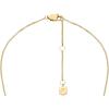 Fossil Women’s Gold-Tone Stainless Steel Pendant Chain Necklace for Women(Gold Glitz Sutton Butterfly)
