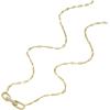 Fossil Women’s Gold-Tone Stainless Steel Pendant Chain Necklace for Women(Gold Heritage D-Link Glitz Chain)