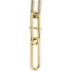 Fossil Women’s Gold-Tone Stainless Steel Pendant Chain Necklace for Women(Gold Heritage D-Link Y-Neck Chain)