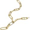 Fossil Women’s Gold-Tone Stainless Steel Pendant Chain Necklace for Women(Gold Heritage D-Link Y-Neck Chain)