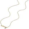 Fossil Women’s Gold-Tone Stainless Steel Pendant Chain Necklace for Women(Gold Mama)