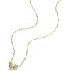 Fossil Women’s Gold-Tone Stainless Steel Pendant Chain Necklace for Women(Gold Sadie Heart)