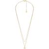 Fossil Women’s Gold-Tone Stainless Steel Pendant Chain Necklace for Women(Gold Sutton Horseshoe)