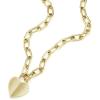 Fossil Women’s Gold-Tone Stainless Steel Pendant Chain Necklace for Women(Harlow Gold Heart Chain)