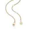 Fossil Women’s Gold-Tone Stainless Steel Pendant Chain Necklace for Women(Layered Green Bead)