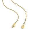 Fossil Women’s Gold-Tone Stainless Steel Pendant Chain Necklace for Women(Locket Star)