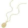 Fossil Women’s Gold-Tone Stainless Steel Pendant Chain Necklace for Women(Locket Star)