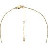 Fossil Women’s Gold-Tone Stainless Steel Pendant Chain Necklace for Women(MOP Butterfly)