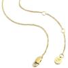 Fossil Women’s Gold-Tone Stainless Steel Pendant Chain Necklace for Women(MOP Heart)