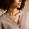 Fossil Women’s Gold-Tone Stainless Steel Pendant Chain Necklace for Women(MOP Heart)