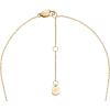 Fossil Women’s Gold-Tone Stainless Steel Pendant Chain Necklace for Women(Sadie Pendant)