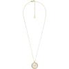 Fossil Women’s Gold-Tone Stainless Steel Pendant Chain Necklace for Women(Sadie Pendant)
