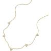Fossil Women’s Gold-Tone Stainless Steel Pendant Chain Necklace for Women(Sutton Gold)