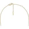 Fossil Women’s Gold-Tone Stainless Steel Pendant Chain Necklace for Women(Sutton Gold)