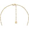 Fossil Women’s Gold-Tone Stainless Steel Pendant Chain Necklace for Women(Y-Link)