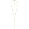 Fossil Women’s Gold-Tone Stainless Steel Pendant Chain Necklace for Women(Y-Link)