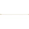 Fossil Women’s Heritage D-Link Brass Chain Anklet(Gold)