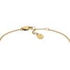 Fossil Women’s Plated Stainless Steel Engravable Personalized Gift Bracelet for Women(Gold Sadie ID Bar)