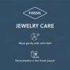 Fossil Women’s Plated Stainless Steel Engravable Personalized Gift Pendant Chain Necklace for Women(Gold Large Disc)