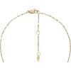 Fossil Women’s Plated Stainless Steel Engravable Personalized Gift Pendant Chain Necklace for Women(Gold Locket)