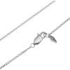 Fossil Women’s Plated Stainless Steel Engravable Personalized Gift Pendant Chain Necklace for Women(Silver)